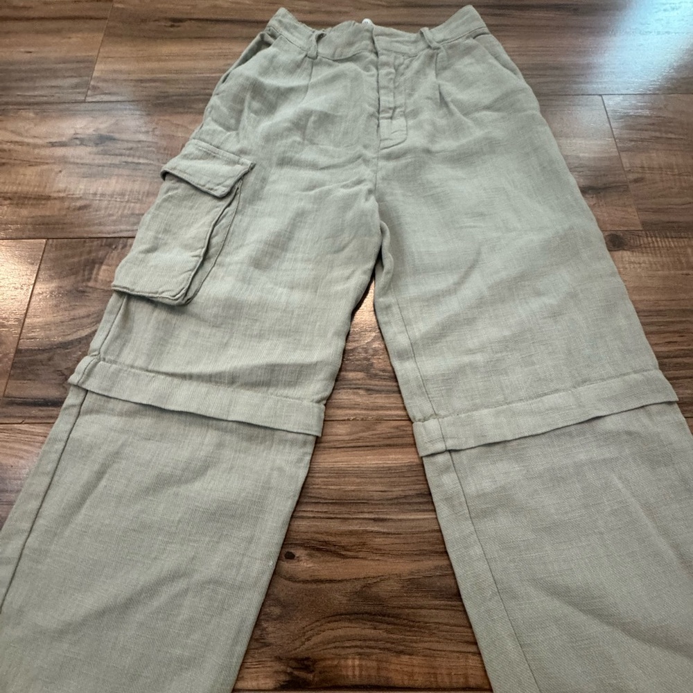 Zara Men's Cargo Pants - Light Gray
